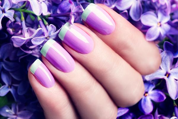 Colored French Tips